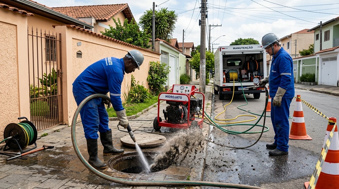 Hidrojateamento Residencial em Itajaí‑SC