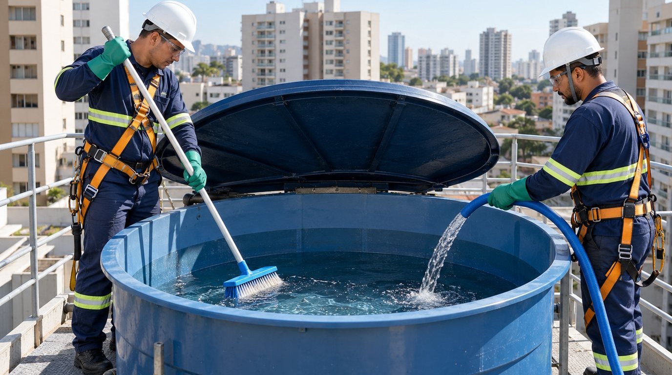 Reservatório de Condomínio em Itajaí‑SC
